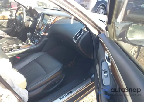 2017 Infiniti Q50 Hybrid z USA, uszkodzony, nr VIN JN1AV7AR2HM900076